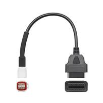 K+CAN Cable for Motorcycle OBD to 4 PIN Diagnostic Test Scanner USB Interface Cable Adaptor Connector 1 black