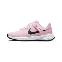 Nike REVOLUTION 6 Flyease Laisvalaikio Atsparūs trinčiai Kvėpuojantys Žemi Vaikų Bėgimo Batai Rožiniai DD1114-608 28 white