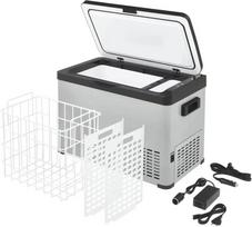 AEG KK30 kompresorinis automobilinis šaldytuvas-šaldiklis, 30l, 12V, 24V ir 230V, pilkas