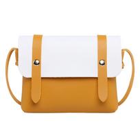 Women's bag contrasting color shoulder parallel bars mobile phone bag summer and autumn new product messenger mobile phone change bag geltona