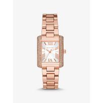 Michael Kors Mini Emery Pavé Rose-Gold Tone Watch MK4641 rožinio aukso spalvos