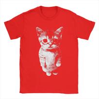 El Gato Sad Kitten Funny Meme Sad Crying Cat Munchkin Kitty T Shirt 100 Cotton TShirts For Man Tshirt Short Sleeve Top Tees S white
