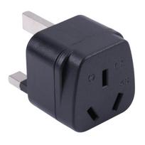 Portable Three-hole AU to EU Plug Socket Power Adapter