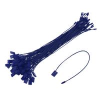 500Pcs Nylon Hang Tag String Snap Lock Pins Loop Price Tag Fastener Plastic Tags Ties Tag Tags with String 6.7Inch tamsiai mėlyna spalva