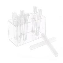 Elegant Acrylic Test Tube Vase Collection With Stable Stand, Perfectly for Wedding and Party Decoration (8/12Pcs tubes) eight