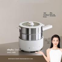 Olayks 2.5L Split Stainless Steel Electric Multicooker CN plug (adapter included)