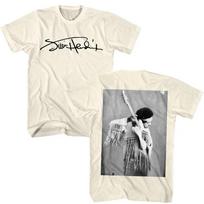 Jimi Hendrix - Sig Image - American Classics - Solid Off-White  Short Sleev 100 white