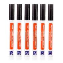 6 Pcs Grout Pen Set White Tile Paint Marker: Waterproof Grout Paint, Tile Grout Colorant and Sealer Pen - Beige, 5mm Tip black
