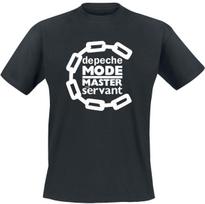 Depeche Mode Walking in My Shoes Tee SynthPop TShirt with Red Silhouette Print  Handwritten Text Depeche Mode Fan Merch S black