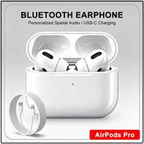 All Day Comfort AirPods Pro Wireless Earbuds Noise Cancellation Spatial Audio Bluetooth Headset Sweatproof Running Sports Bluetooth Earphones balta