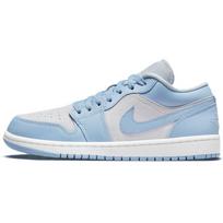 Air Jordan 1 žemi aliuminio moteriški sportbačiai pilki futbolo-pilkai balta DC0774-050 44.5