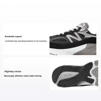 New Balance 990v6 Pagaminta JAV juodi sidabriniai vyriški sportbačiai M990BK6 42 black