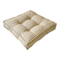 18  x 18  Sėdynės pagalvėlė Stora kvadratinė biuro kėdės pagalvėlė Dryžuota minkšta paminkštinta klubų pagalvėlė Moderni grindų sėdėjimo pagalvėlė namų svetainei miegamajam 45x45cm chaki