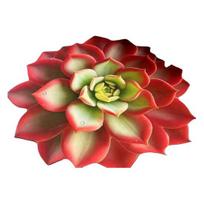3D Gėlės Grindų Kilimėlis Realistiškas Sugeriantis Gėlės Kilimas Neslystantis Dekoratyvinis Zonos Kilimas Svetainei Vonios Kambariui Virtuvei Miegamajam 40x40cm beige