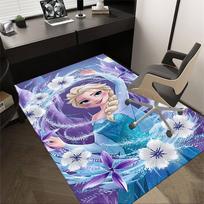 1 vnt. Ledinės Elzos Ypač didelis neslystantis grindų kilimas, Biurui, šeimai, miegamajam, studijai Didelis plotas Kilimas Vidaus kilimai 100cm by 120cm blue