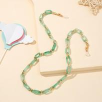 Non-slip Glasses Necklace Metal Chain Neck Strap Neckband Glasses Chain Eyeglass Lanyard įvairiaspalvis