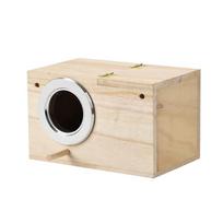 Parakeet Ne st Box Paukščių namas medžio veisimo dėžutė meilės paukščių papūgėlių kergimui chaki