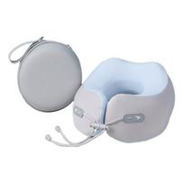 Memory Foam Neck Pillow Portable Ergonomic Neck Cushion Soft U-Shaped Support Pillow for Neck Fatigue Relief Travel Flights Office Use 1 white