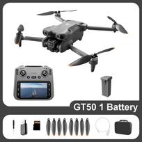 NAUJAS GT50 PRO RC Dronas 8K HD Dvi Kameros WiFi GPS 20 min Skrydis Oro Fotografija Kvadrokopteris Nuotolinio Valdymo UAV Berniukų Žaislai Dovanos 1 battery
