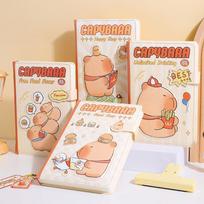 Kanaya Cartoon Bear Hardcover Planner with Colored Pages beige