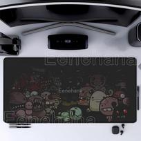 The Binding Of Isaac Mousepad Gamer Gaming Keyboard Computer Office Accessories Desk mat HD printing Rubber Pc Cabinet Mausepad 300X800X2MM