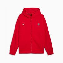 Puma FERRARI STYLE vyriškas džemperis su gobtuvu raudonas 62709402 dydis S red