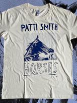 Patti Smith Horses T-shirt Mėlynas ant kreminio S gray