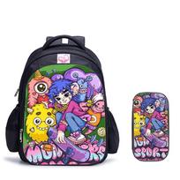 Escape Door Roblox Figure Two-Piece Set - Schoolbag + Pencil Case Cartoon Printing Two piece set