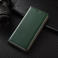 Crazy Horse natūralios odos atverčiamas dėklas Xiaomi Mi 17T Pro telefonui, kortelių laikiklis, atsparus įbrėžimams Xiaomi 17T žalia