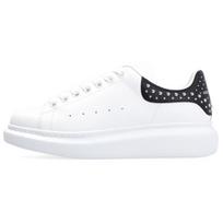 Alexander McQueen Studded Oversized Sneakers 'White Black' Women's 666406WHTQQ9089 35.5 white