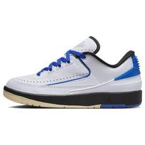 Air Jordan 2 Retro Low Varsity Royal Women Sneakers White Black Muslin DX4401-104 38