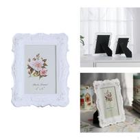 Rožinė nuotraukų vitrina Stalo viršus Namų dekoracija C-6 inch gray