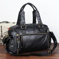 Leather Sports Handbags Tote Gym Crossbody Travel Shoulder Bags Briefcase Vintage Messenger Bag
