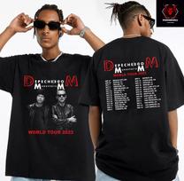 26 Depeche Mode  Momento Mori World Tour 2023  Unisex Double-Sided T-SHIRT S-3XL  Unisex T-Shirt M brown