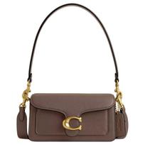 Coach Tabby 20 Brand Logo Detachable Handle Polished Pebble Leather Handheld Crossbody Shoulder Bag Small Dark Gemstone Women handbags CY201-B4CBD Basic Set (Bag+Dust Bag)
