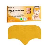 EELHOE Forehead Wrinkle Remover Patch,Smooth Forehead And Smooth Fine Lines And Wrinkles With Hydrolyzed Collagen And Centella Asiatica 10PCS beige