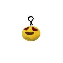 Minkštas emocijų pliušinis raktų pakabukas su PP užpildu mobiliojo telefono pakabukui ir dovana vaikams bei paaugliams Style A yellow