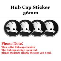56MM 60MM 65MM 68MM Car Wheel Center Caps Tyre Rim Hub Cover Stickers Badge For Skoda Octavia Kamiq S Rapid Fabia Superb Kodiaq