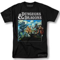 Dungeons and Dragons Shirt Graphic Classic Retro Vntg Graphic Design T-Shirt XXXXL gray