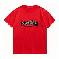 The Prodigy Experience Print T Shirt Casual Top Streetwear Fashion Unisexs Clothing Tee Summer Unisex Round Neck Loose Short Sleeve L red