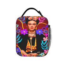 Fridas Mexican Artist Lunch Bag  Convenient Lunch Box Child Travel Print Cooler Bag Fashion Waterproof Thermal Tote Handbags One Size