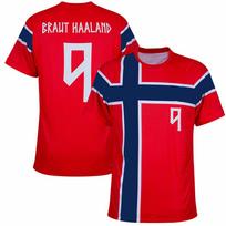 Summer Printed No.9 Red Short Sleeved Men's and Women's Lightweight, Breathable, Casual Sports Children's T-shirt S blue