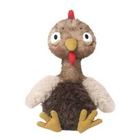 28cm Purus kalakuto pliušinis žaislas Minkšta kimšta vištos lėlė Kawaii ūkio gyvūno dekoras Gimtadienio dovana vaikams beige