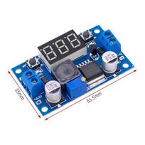 LM2596S Adjustable DC-DC Buck Converter with Digital Display