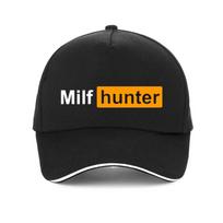 Milf Hunter Baseball Cap Women Men Adjustable Snapback hat Fashion Cool Summer Unisex Cool Hats One Size