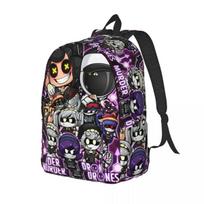 Chibis Murder Drones Backpack for Men Women Teenage Student Work Daypack UZI Cartoon College Shoulder Bag Gift