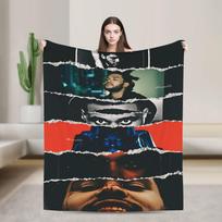 The Weeknd XO Album Blankets Quality Super Soft  Throw Blanket Winter Boy Girl Couch Bed Comfortable Bedspread 76x102cm black