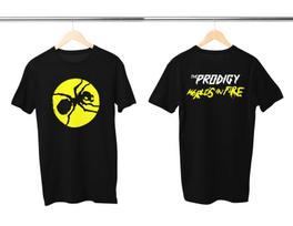 The Prodigy - World's on Fire T-Shirt 2XL yellow