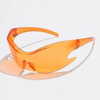 Luxury Brand Sports Punk Y2K Sunglasses Women Men Unique Goggle One Piece Sun Glasses For Male Cycling Hip Hop Shades UV400 1PC