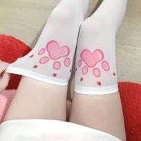 Japoniškas Anime Kawaii Išraiškos Šlaunų Kojinės Animacinis Ilgas Lolita Kojinė Jk Harajuku Virš Kelio Šlaunų Aukščio Y2K Cosplay Kojinės XXS gray